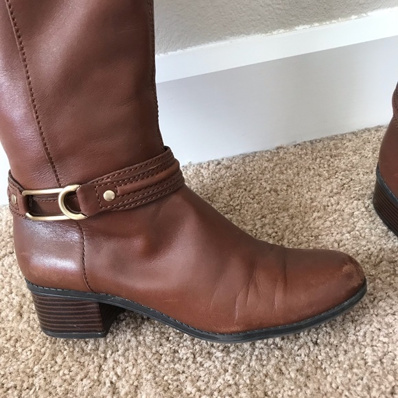 Bandolino leather boots size 6 - Picture 3 of 4